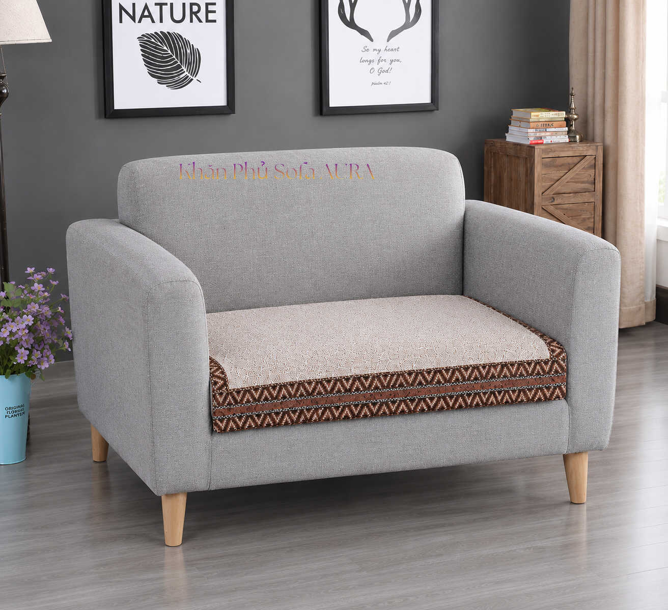 thảm sofa đơn màu kem sọc thảm sofa đơn màu kem sọc